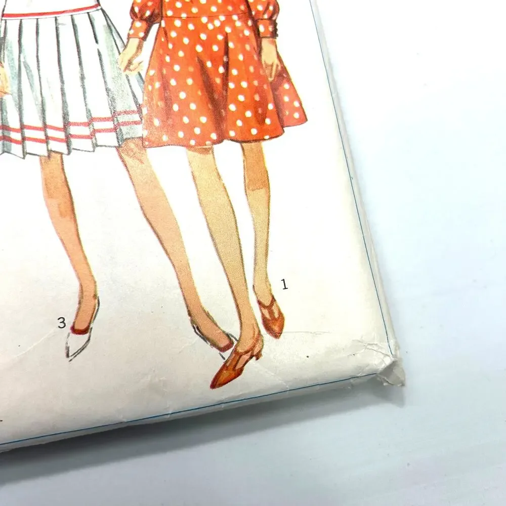 Simplicity Vintage 1966 Pattern #6919 Jr. and Misses One Piece Dress Size‎ 14